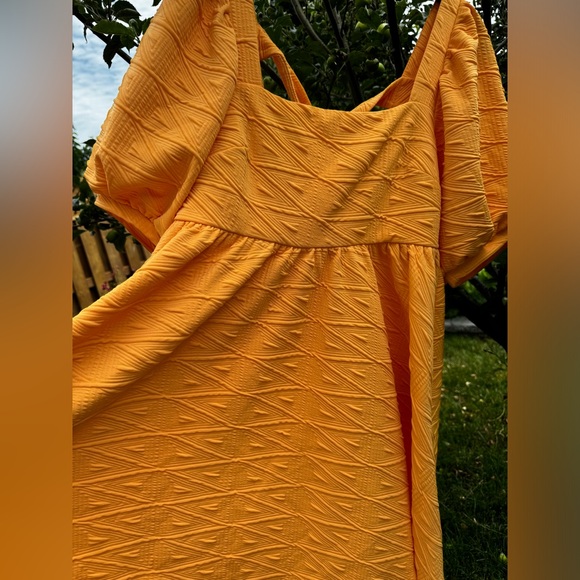 FREE PEOPLE Violet Mini Dress - Carrot Ginger - Size L - Picture 9 of 15